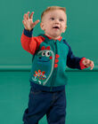 Cardigan con cappuccio multicolore PUPRIGIL / 22WG10P1GIL060
