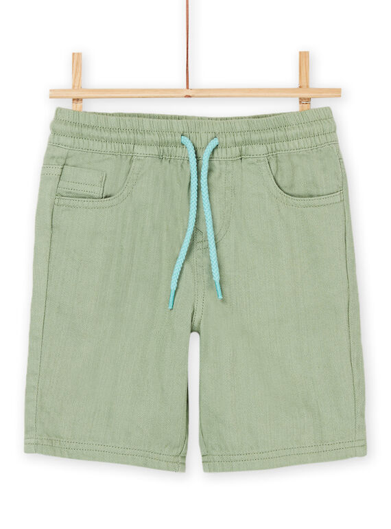Bermuda verdi con elastico in vita ROEXOBER3 / 23S902V2BER633
