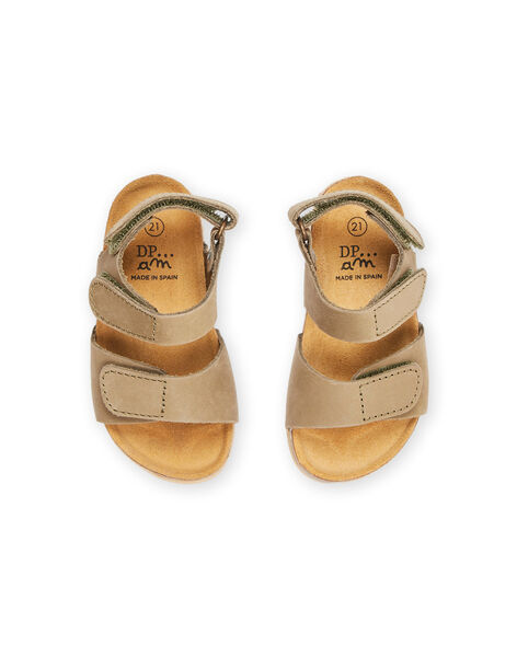 Sandali kaki in pelle RUNUKAKI / 23KK3861SLB604