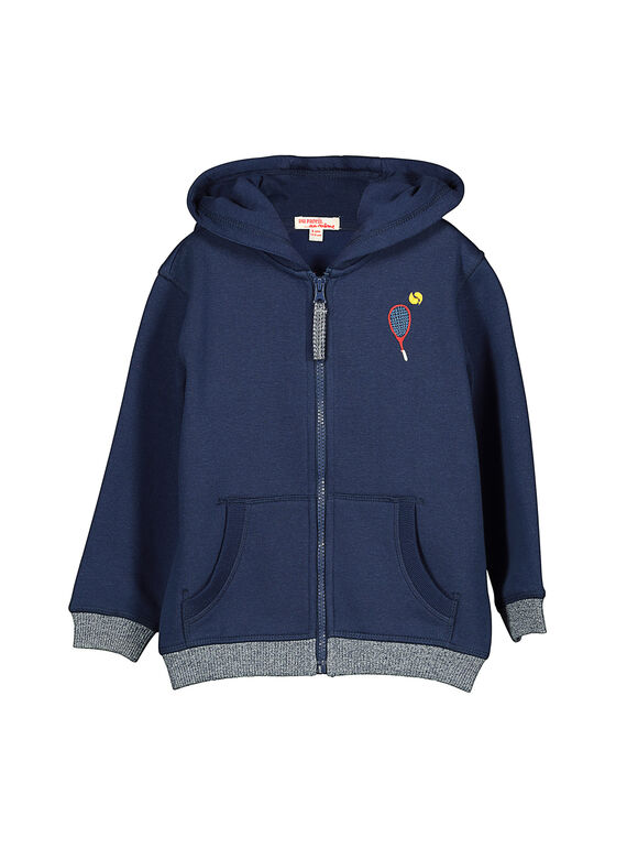 Felpa con cerniera e cappuccio bambino FOJOJOH1 / 19S902Y1D33070