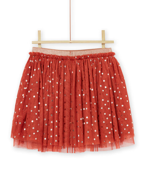 Gonna in tulle con stampa a pois PAPRAJUP2 / 22W901S1JUP410