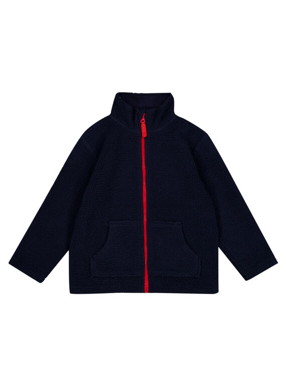Cardigan Effetto Montone Navy GOJOGIL2 / 19W902L1D28705