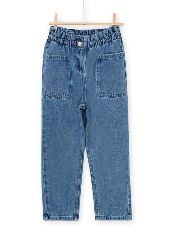Jeans paper bag con elastico in vita PAMOJEAN / 22W901N1JEAP274