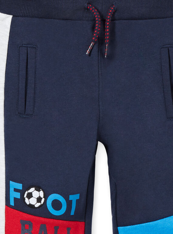 Pantaloni sportivi blu notte bambino LOHAJOG / 21S902X1JGB705