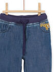 Pantaloni con elastico in vita RUJOJEAN / 23SG1071JEAP274