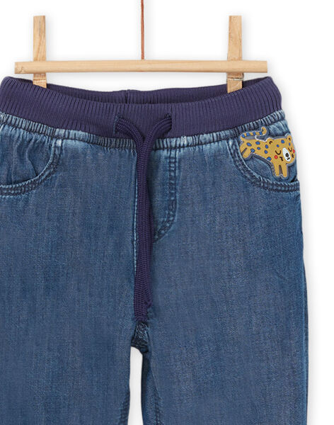 Pantaloni con elastico in vita RUJOJEAN / 23SG1071JEAP274