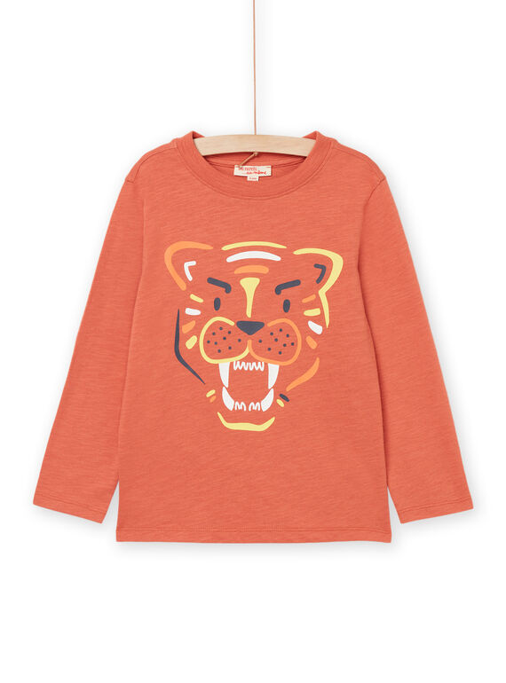T-shirt con motivo tigre ROJOTEE3 / 23S90282TML419