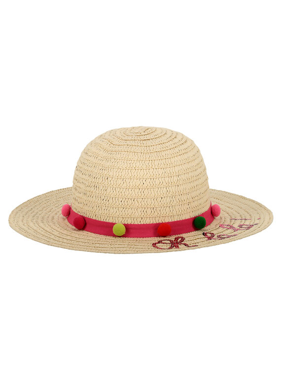 Cappello con pompon bambina FYAYEHAT / 19SI01M1CHA009