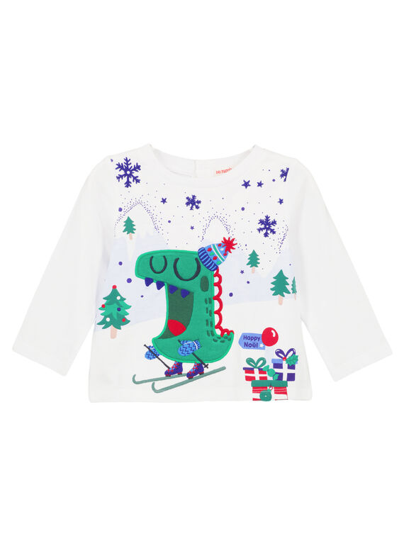 T-Shirt Maniche Lunghe Bianca GUNOTEE / 19WG10V1TML000