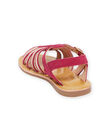 Sandali alla schiava fucsia bambina NASANDANNE / 22KK354FD0E304