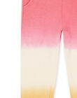 Pantaloni sportivi rosa, bianco e arancione RADAYPANT2 / 23S901M1PAND332