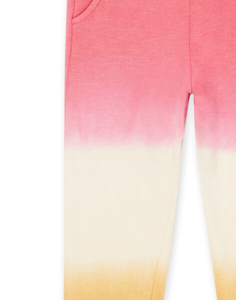 Pantaloni sportivi rosa, bianco e arancione RADAYPANT2 / 23S901M1PAND332