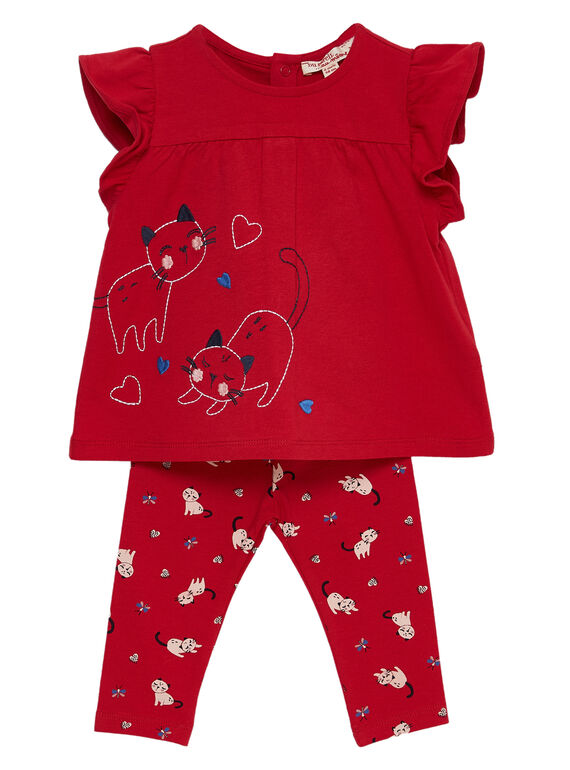 Completo tunica e leggings neonata JIGRAENS2 / 20SG09E1ENS050