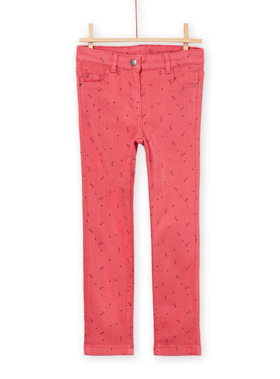 Pantaloni in tela con stampa stella PAJOPANT3 / 22W901B1PAND305