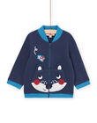 Gilet a tinta unita con animazioni sulle tasche PUGOHOJOG / 22WG10O1GIL715