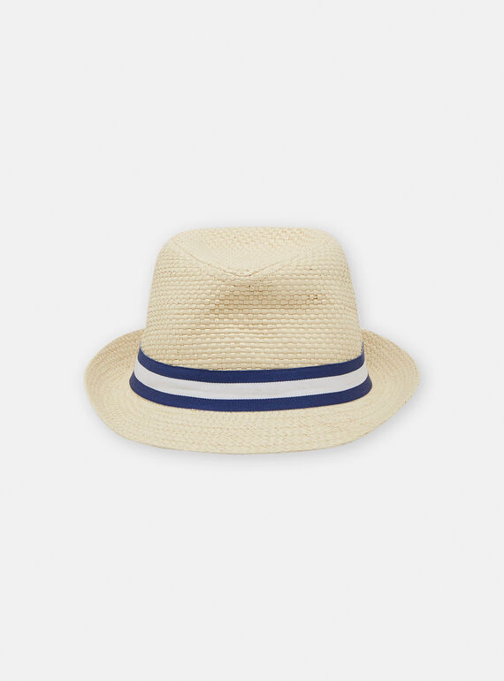 Cappello panama neutro in paglia bambino TYUPOCHA / 24SI10E1CHA009