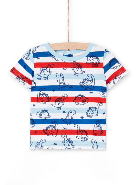 T-shirt a righe a maniche corte neonato LUCANTI / 21SG10M1TMC000