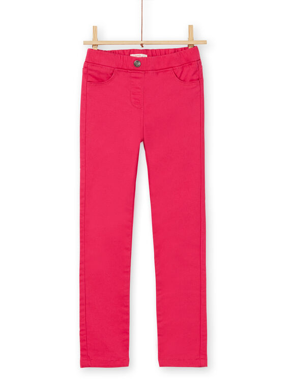Jeggings rosa scuro tinto in capo LAJOJEG2 / 21S90144D2BF507