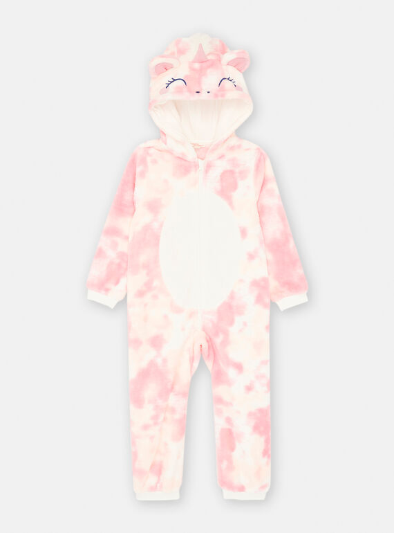 Copripigiama tie and dye rosa e bianco SEFASURUNI / 23WH1151CBL305