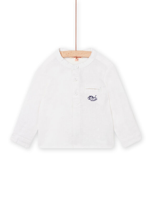 Camicia bianca neonato NUSOCHEM / 22SG10Q1CHM000