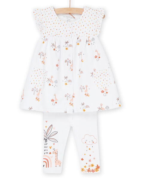 Abito e leggings con motivi fantasia ROU1ENS1 / 23SF0362ENS000