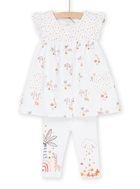 Abito e leggings con motivi fantasia ROU1ENS1 / 23SF0362ENS000