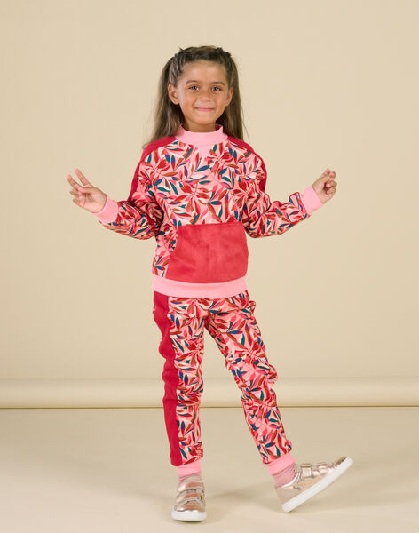 Pantaloni sportivi con stampa foglie PAPRABAJOG / 22W901S1JGBD324