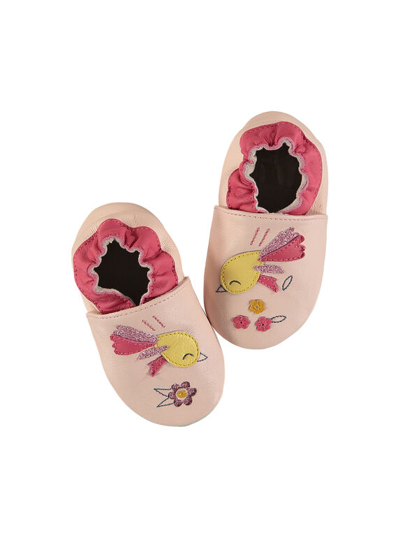 Babbucce neonata in pelle FNFBIRD / 19SK3735D3S404