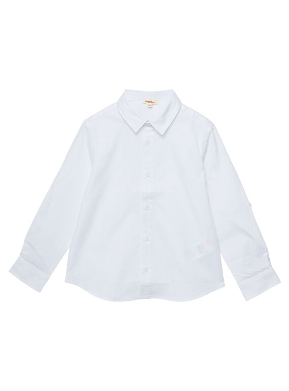 Camicia bambino bianca JOESCHEM2 / 20S90261D4G000