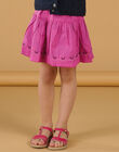 Gonna con volant nera e rosa double face RAJUNJUP2 / 23S901U1JUPC243
