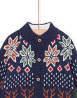 Cardigan in maglia con motivi jacquard PUNOGIL / 22WG10V1GIL070
