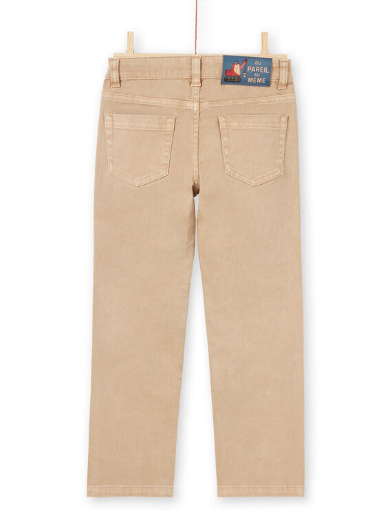 Jeans beige bambino MOCOPAN / 21W902L1PAN811
