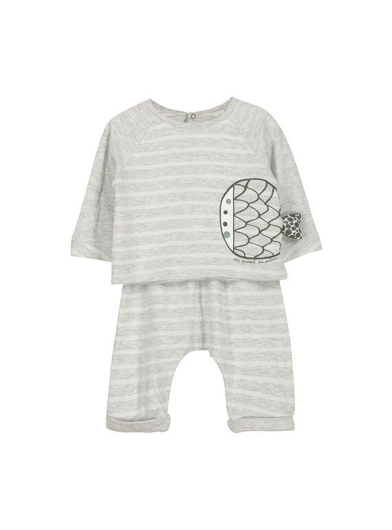 Completo in cotone neonato unisex FOU1ENS6 / 19SF0516ENS099