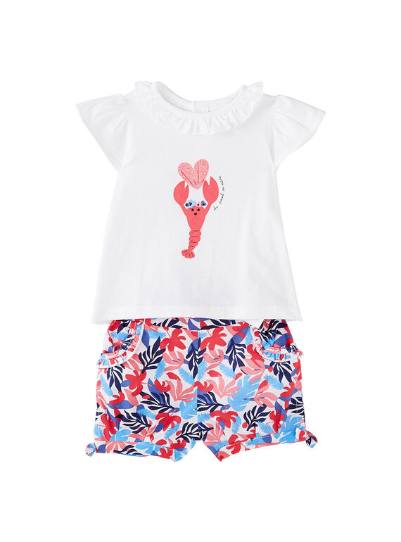 Completo shorts e t-shirt neonata JICEAENS / 20SG09N3ENS000