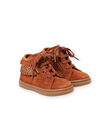 Sneakers cammello a frange neonata MIBASFRANGE / 21XK3751D3F804