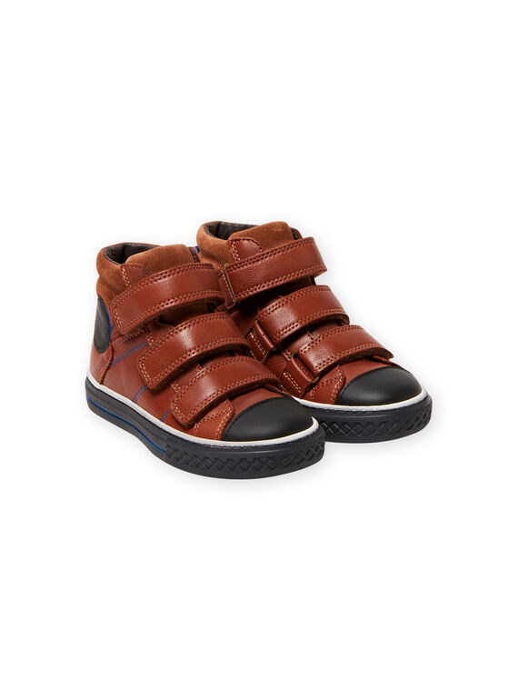 Sneakers alte cammello bambino MOBASTRIVTAN / 21XK3652D3F804