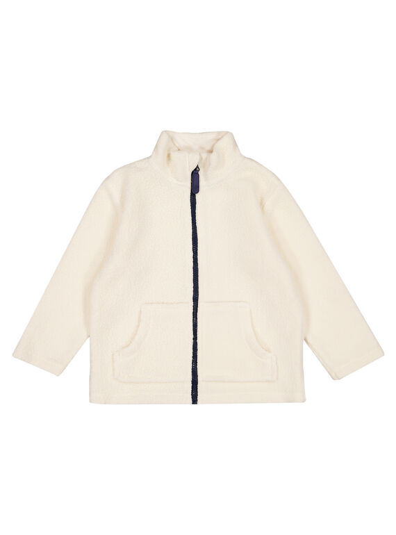 Cardigan Effetto Montone Ecrù GOJOGIL1 / 19W902L3D28003