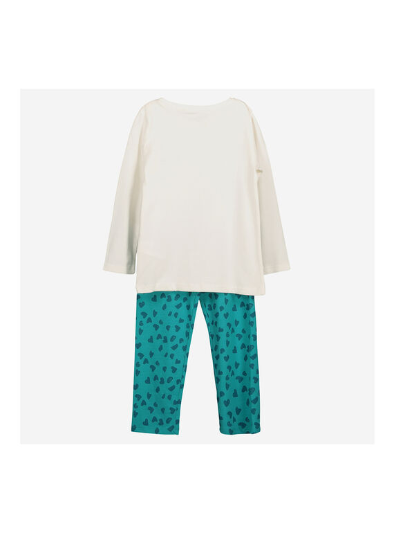 Pigiama in cotone bambina FEFAPYJGIR / 19SH1142PYJ001