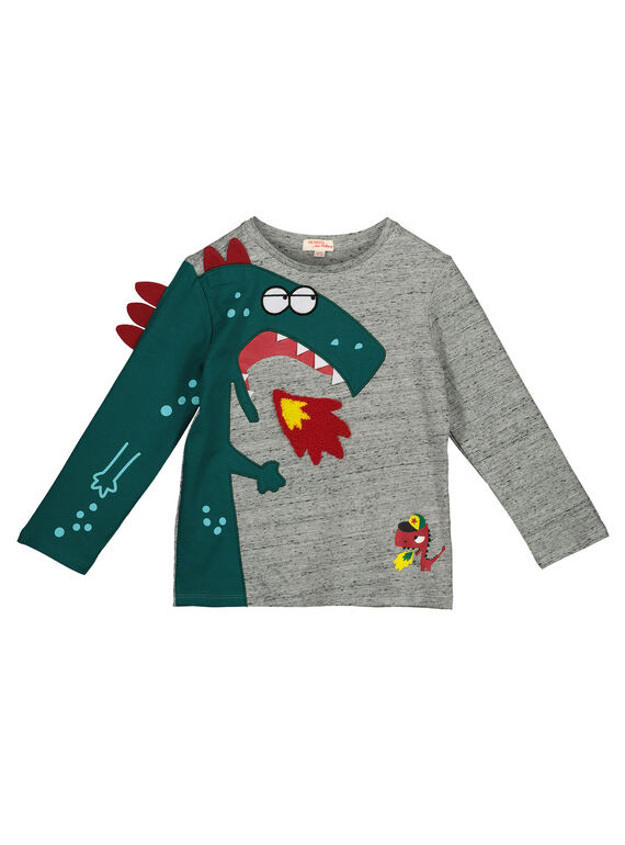 T-Shirt Maniche Lunghe Drago GOVETEE / 19W90221TML927