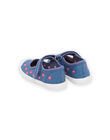 Scarpe baby in tela con stampa margherite RATOILPAQ / 23KK3571D17C201