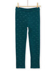 Leggings con stampa arcobaleno verde PAJOLEG4 / 22W901C7PANG633