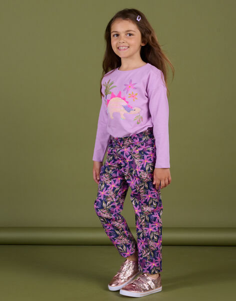 Pantaloni taglio morbido con stampa ed elastico in vita PAKAPANT / 22W901L1PANC211