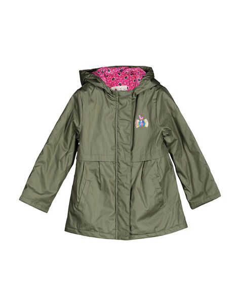 parka con cappuccio bambina cappotto giubbotto giacca enfant dpam