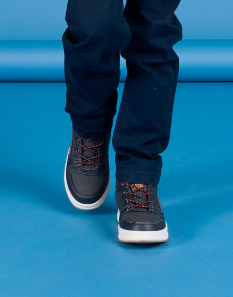 Navy LACES SNEAKERS POBASNEON / 22XK3672D3Q070