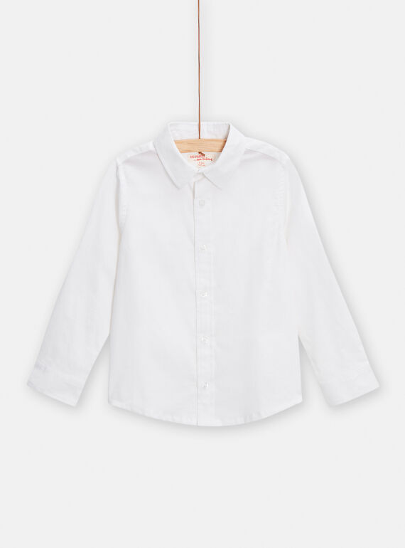 Camicia bianca bambino TOESCHEM2 / 24S902V1CHM000