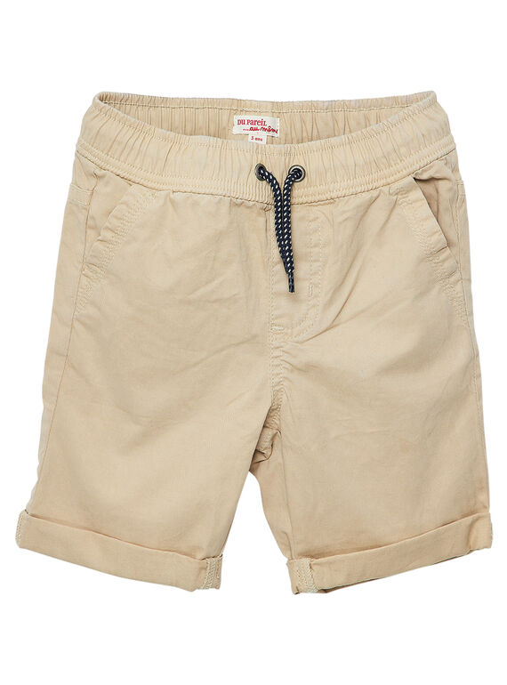 Bermuda bambino tinta unita beige JOJOBERMU6 / 20S902T4D25808