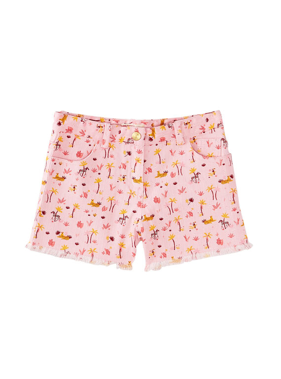 Shorts con stampa animali e palme JADUSHORT1 / 20S901O1SHO321