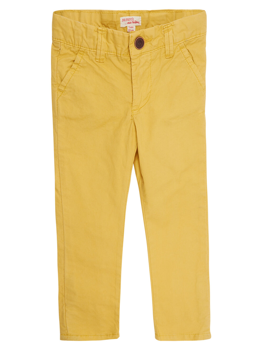 Pantaloni chino bambino gialli acquisto online Catalogo DPAM DPAM