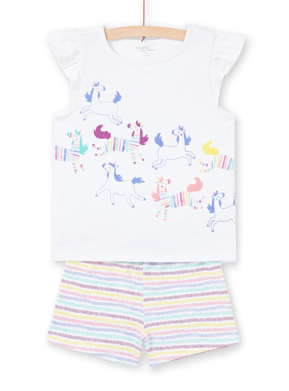 Pigiama shorts unicorni bambina MEFAPYJRAY / 21WH1131PYJ000
