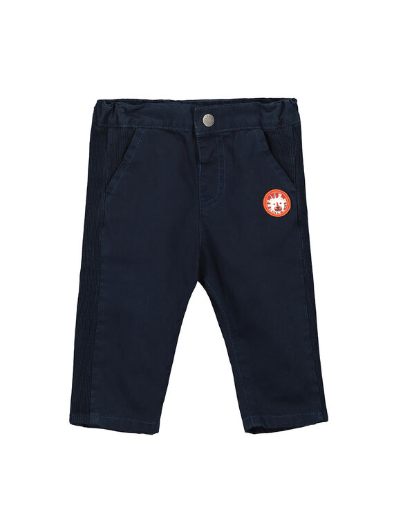 Pantaloni navy neonato FUBAPAN3 / 19SG1063PAN717